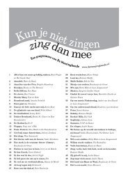 De Lesbrief Zing Met Ons Mee Concertgebouw