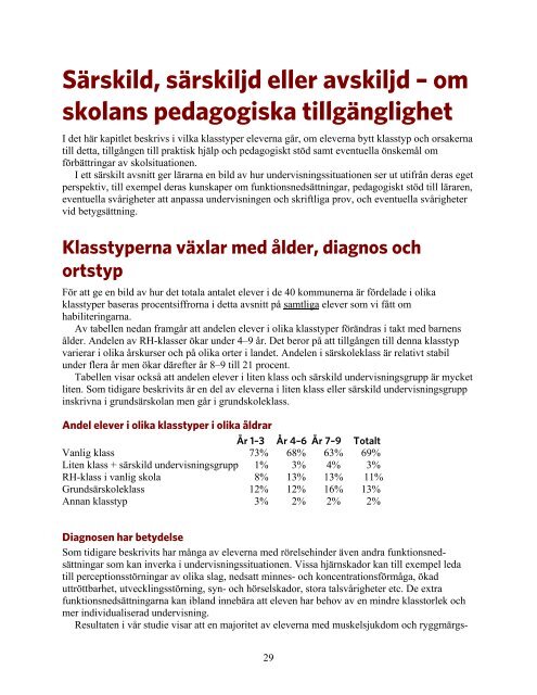 Särskild, särskiljd eller avskiljd? - Riksförbundet Unga Funkisar