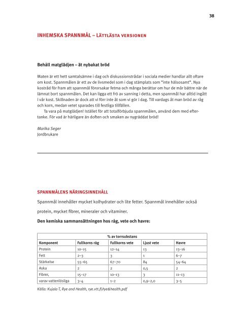 SPANNMÅL - Svenska nu