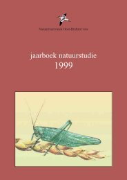 Jaarboek natuurstudie 1999 - Natuurpunt Velpe-Mene