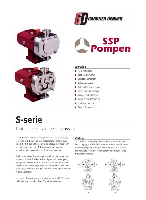 S-serie - SSP Lobbenpompen