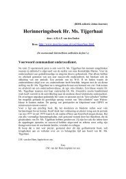 Herinneringsboek Hr. Ms. Tijgerhaai - Website van Johan Journee