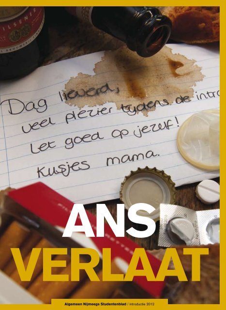 Algemeen Nijmeegs Studentenblad / introductie 2012 - ANS-Online