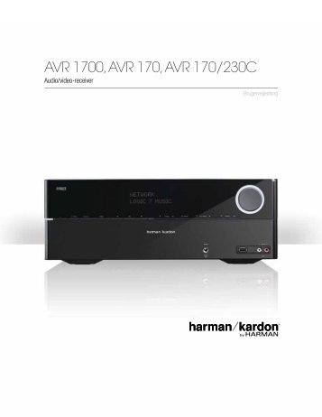 AVR 1700, AVR 170, AVR 170/230C - Harman Kardon