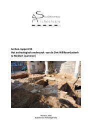 Archeo-rapport 095 - Studiebureau Archeologie