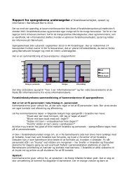 Rapport fra spørgeskema undersøgelse af forældresamarbejdet ...