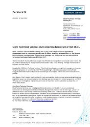 Persbericht - Stork Technical Services
