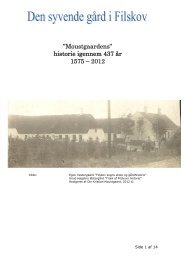 Moustgaarden historie i 470 år - Moustgaard slægten