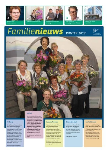 Familienieuws winter 2012 - Familiehuis Daniel den Hoed