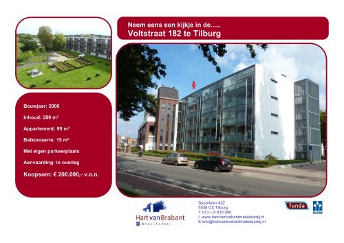 Brochure Voltstraat 182 te Tilburg - Hart van Brabant Makelaardij