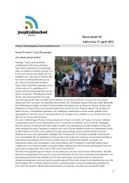 Nieuwsbrief 10 Ankeveen, 17 april 2012 - Kanscholen