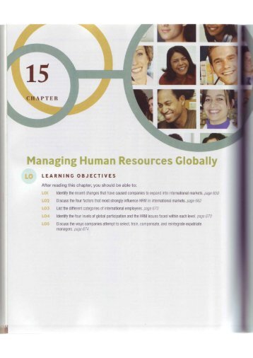 International Human Resource Management - MGT3923 Strategic ...