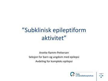 Anette Ramm-Pettersen
