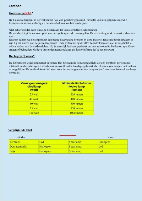 Ijveraar Durven Toepassen Verlichting - Webwegwijzer