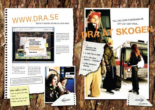 Broschyr (pdf, 12 sidor) - Dra åt skogen!