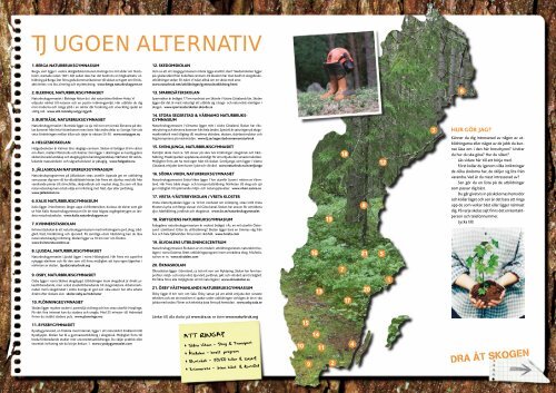 Broschyr (pdf, 12 sidor) - Dra åt skogen!