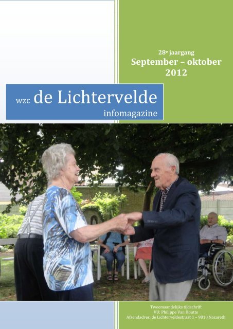 Editie sept - okt 2012 - WZC de Lichtervelde