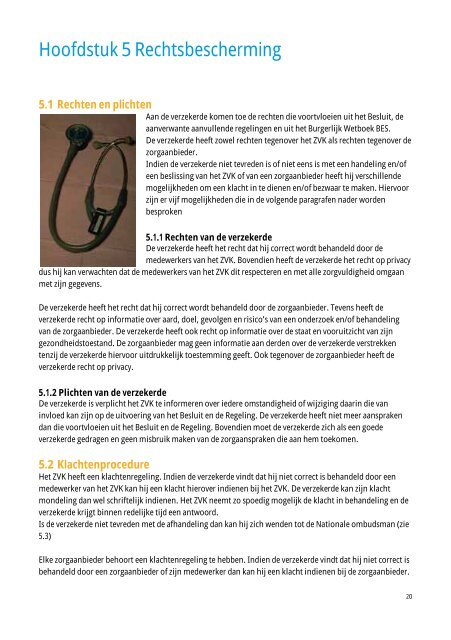 Informatiebrochure zorgverzekering - Rijksdienst Caribisch Nederland