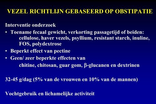 een panacee of louter darmvulling?: Prof. Lisbeth Mathus ... - NVVL