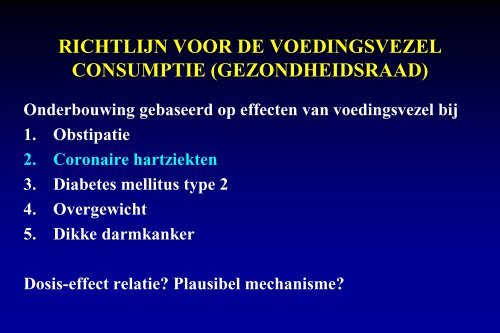 een panacee of louter darmvulling?: Prof. Lisbeth Mathus ... - NVVL