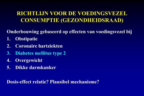 een panacee of louter darmvulling?: Prof. Lisbeth Mathus ... - NVVL