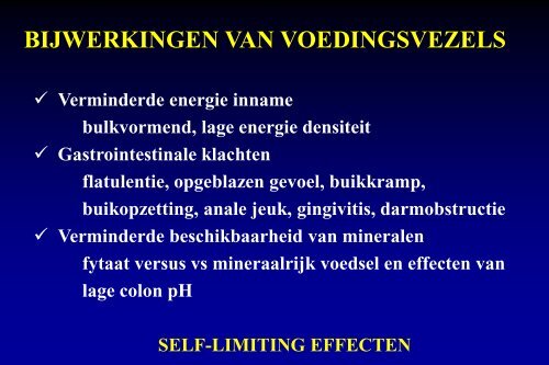een panacee of louter darmvulling?: Prof. Lisbeth Mathus ... - NVVL