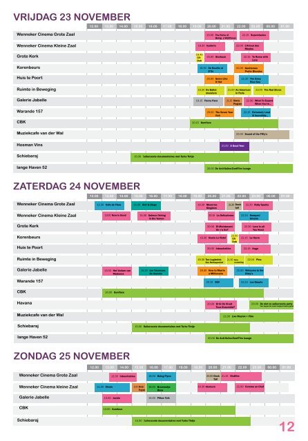 download hier de festivalkrant - SuikerZoet Filmfestival