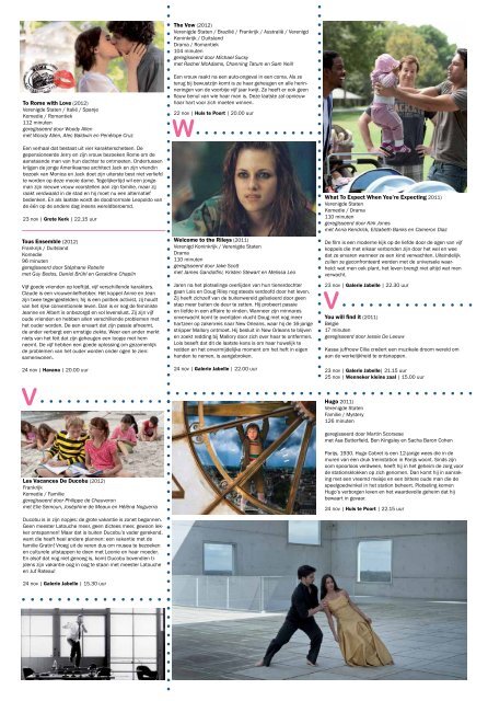 download hier de festivalkrant - SuikerZoet Filmfestival