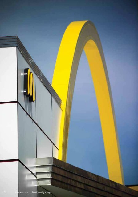 Normen voor professioneel gedrag - McDonald's