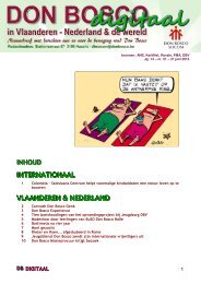 inhoud internationaal vlaanderen & nederland - Don Bosco