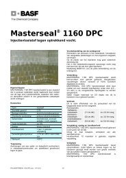 Masterseal® 1160 DPC - Basf