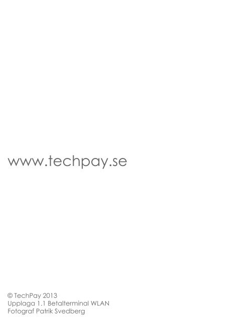 Betalterminal MPT610 WiFi - TechPay