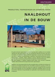 Houtwijzer naaldhout in de bouw - Houtinfo.nl