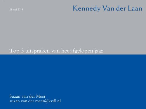 Top 3 uitspraken van het afgelopen jaar