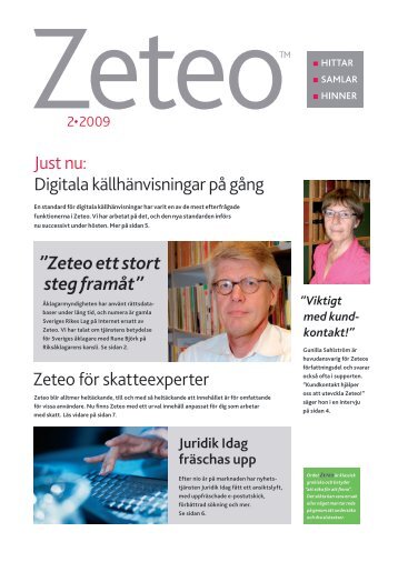 Zeteo ett stort steg framåt” - Norstedts Juridik