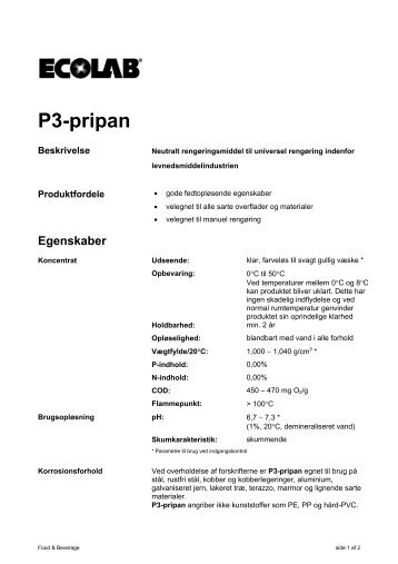 P3-pripan - P. Lindberg Norge