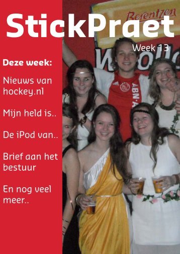 Nieuws van hockey.nl Mijn held is.. De iPod van.. Brief aan ... - USHC