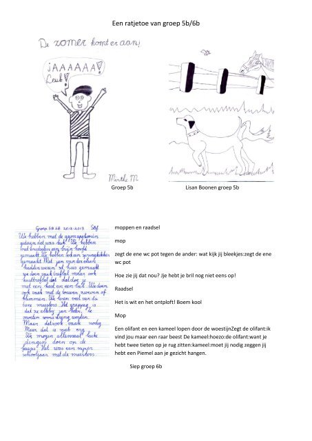 Link naar laatste uitgave van Wauwelwater - Brede School De ...