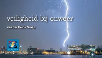 veiligheid bij onweer - Van der Heide Groep