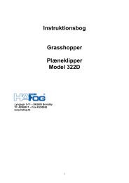 Instruktionsbog CHD LDW 1503 - 1603 - 2004  - Henrik A Fog A/S