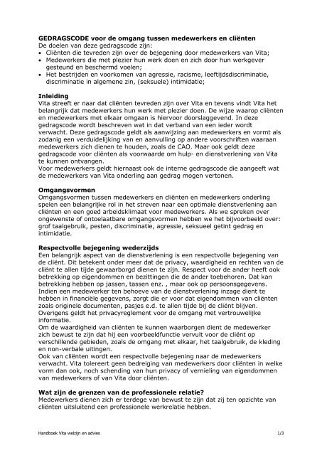 Gedragscode voor de omgang tussen medewerkers en cliënten.pdf