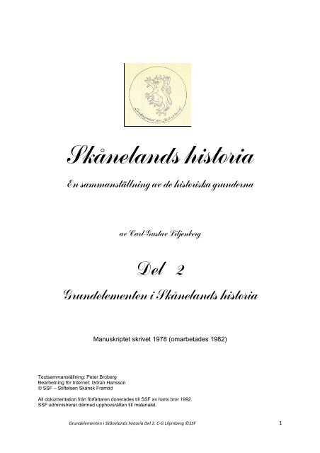 Skånelands historia - Scania Skåneland