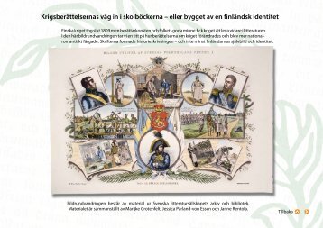Krigsberättelserna efter 1809 - Svenska litteratursällskapet i Finland rf.
