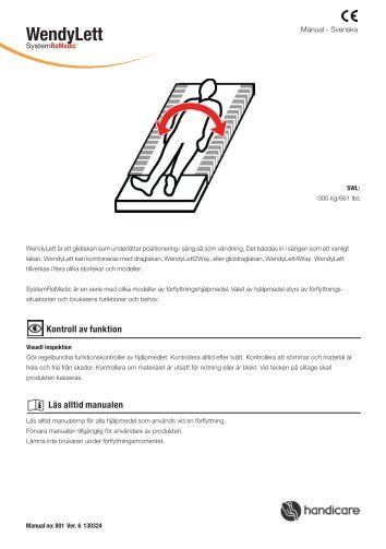 Manual - Handicare AB