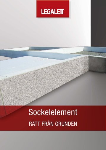 Sockelelement - Legalett Byggsystem