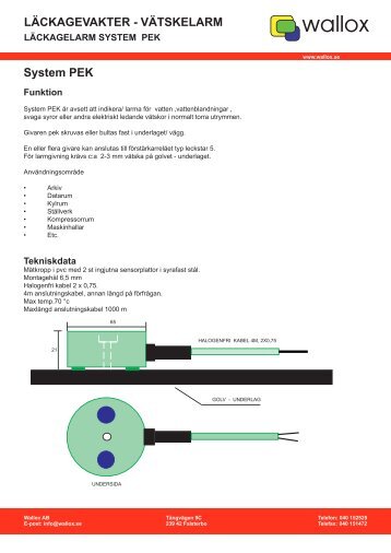 Produktblad System PEK .pdf - Wallox