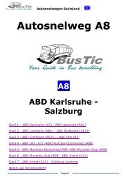 Autosnelweg A8 - Bustic.nl