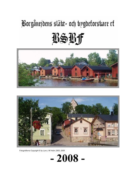 Arsboken 2008 Som Pdf Fil Borganejdens Slakt