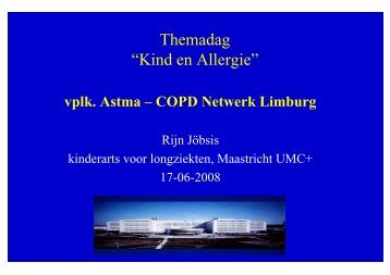 Kind en Allergie - Verpleegkundig Astma/COPD Netwerk Limburg