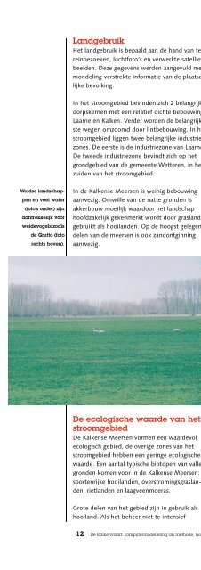 Kalkenvaart - Vlaamse Milieumaatschappij